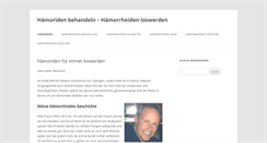 Desktop Screenshot of haemoriden.org