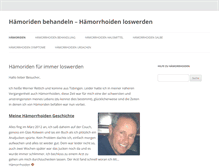 Tablet Screenshot of haemoriden.org